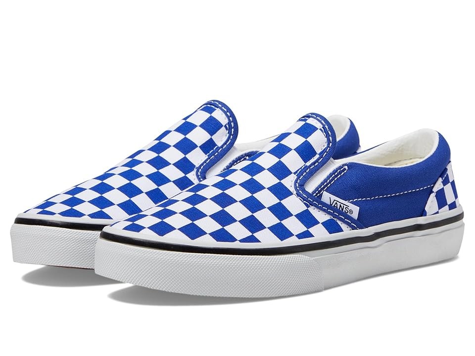 Vans Kids Classic Slip-on (Little Kid) Kids Shoes Color Theory Checkerboard Surf the Web : 10.5 Little Kid M, Canvas - Bellso